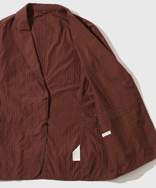 ADAM ET ROPE'(アダムエロペ)の「【KAPTAIN SUNSHINE/キャプテンサンシャイン】Bumpy Stripe Take Easy Jacket(テーラードジャケット・メンズ・キナリ/ダークブラウン・2/3/4)」の13枚目の写真