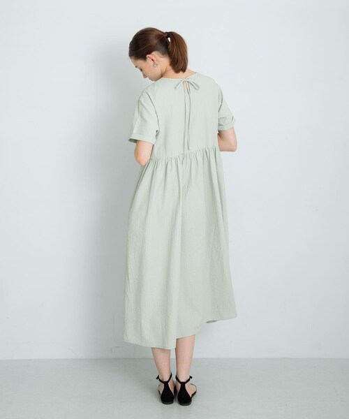 URBAN RESEARCH Sonny Label（アーバンリサーチサニーレーベル）の「ストライプサッカーワンピース（ワンピース・レディース・ブルー/ミント/ブラック・FREE）」の21枚目の写真