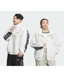 adidas | ワーディングパック ルーズフィット ボアジャケット（ジェンダーニュートラル）(ジャケット/アウター)