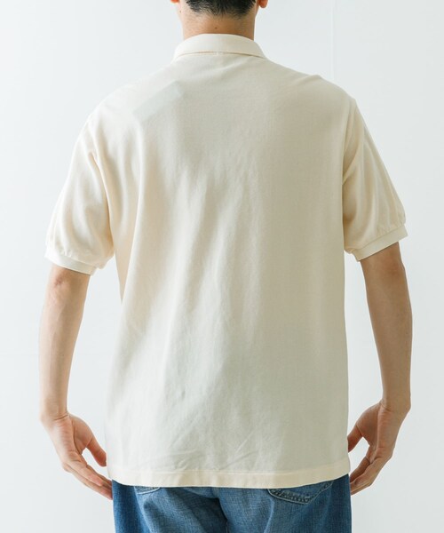 URBAN RESEARCH（アーバンリサーチ）の「Scye　Cotton Pique Polo Shirts（ポロシャツ・メンズ・バニラ/アクア/レッド・38/40）」の7枚目の写真