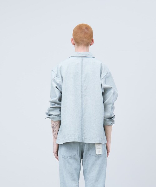 THE GOODLAND MARKET（ザグッドランドマーケット）の「ザ グッドランド マーケット　RE DENIM COVERALL（デニムジャケット・メンズ・L.INDIGO・1/2/3）」の9枚目の写真