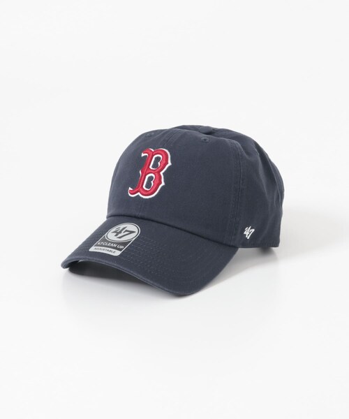 SENSE OF PLACE by URBAN RESEARCH(センスオブプレイスバイアーバンリサーチ)の「『WEB/一部店舗限定』FORTY SEVEN 47 CLEAN UP RED SOX(キャップ・メンズ・BLACK/BLK×WHT/NAVY・One)」の13枚目の写真