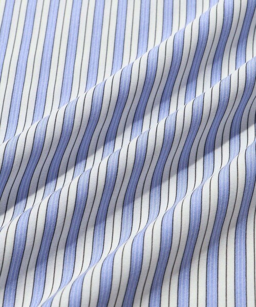 ADAM ET ROPE'(アダムエロペ)の「【KANEMASA PHIL./カネマサフィル】46G Stripe Modest Shirt(シャツ/ブラウス・メンズ・ブルー系・L/M)」の15枚目の写真