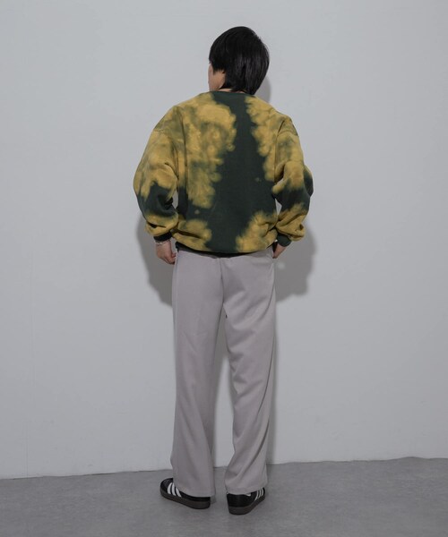 SENSE OF PLACE by URBAN RESEARCH（センスオブプレイスバイアーバンリサーチ）の「ブリーチクルーネックウェット（スウェット・メンズ・GREEN/BLACK/BURGUNDY・M/L）」の18枚目の写真