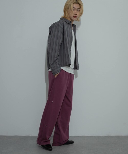SENSE OF PLACE by URBAN RESEARCH(センスオブプレイスバイアーバンリサーチ)の「サイドスナップスウェットパンツ(スウェットパンツ・メンズ・GRAY/CHARCOAL/PINK・M/L)」の20枚目の写真
