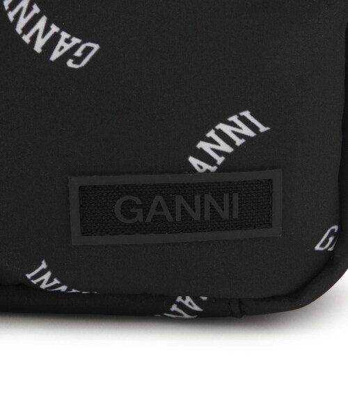 ADAM ET ROPE'(アダムエロペ)の「【GANNI for ADAM ET ROPE'】Re-Tech Logo Print Festival bag(ショルダーバッグ・レディース・ブラック・F)」の13枚目の写真