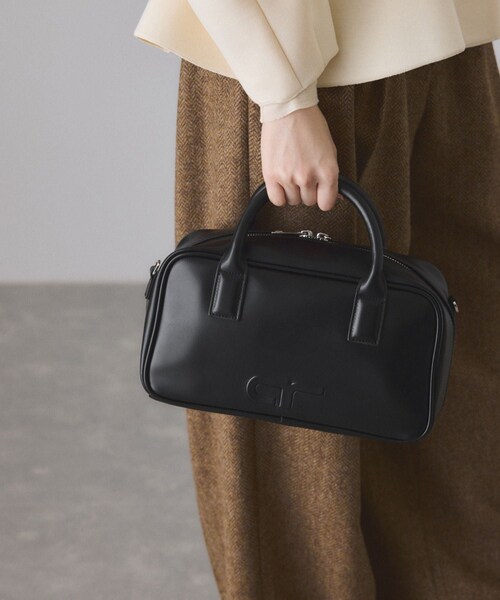 ADAM ET ROPE'（アダムエロペ）の「【サステナブル】ロゴスクエアボストンバッグ（ボストンバッグ・レディース・ブラック/ブラウン/シルバー・F）」の20枚目の写真