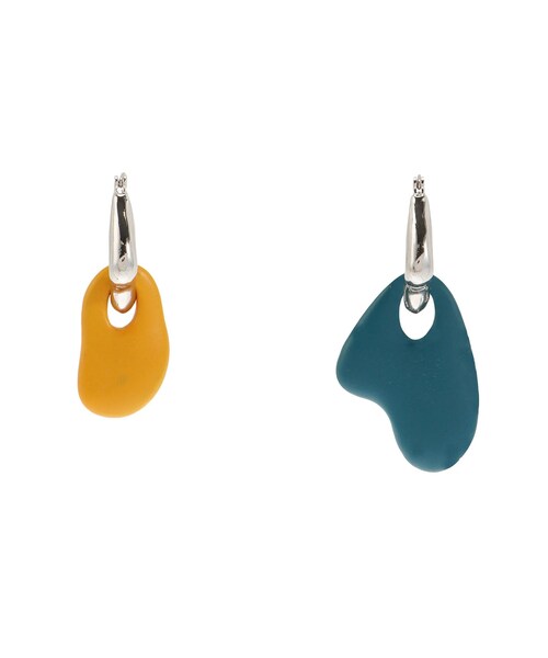 UN3D.(アンスリード)の「2WAY PLUMP PIERCE(ピアス(両耳用)・レディース・ボルドー/ターコイズ/ミックス・F)」の4枚目の写真
