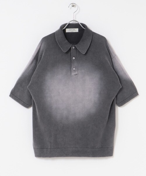 URBAN RESEARCH Sonny Label（アーバンリサーチサニーレーベル）の「ピグメントニットポロシャツ（ニット/セーター・メンズ・グリーン/スミクロ・M/L）」の6枚目の写真