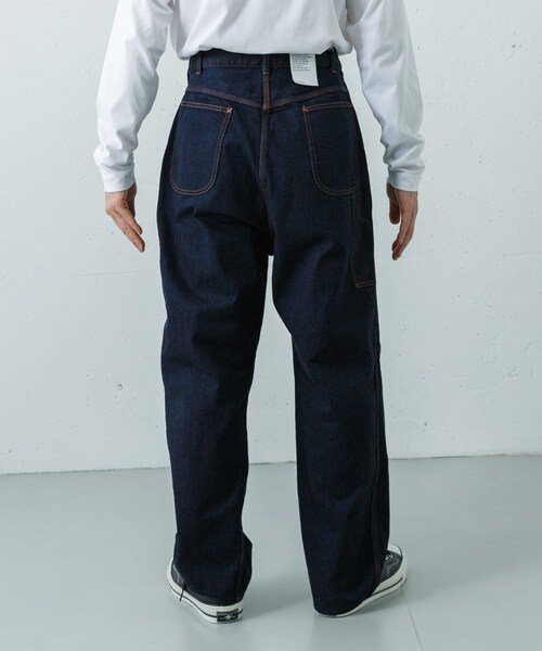 URBAN RESEARCH(アーバンリサーチ)の「CIOTA DENIM PAINTER PANTS(デニムパンツ・メンズ・DARK NAVY・4/5/6)」の3枚目の写真