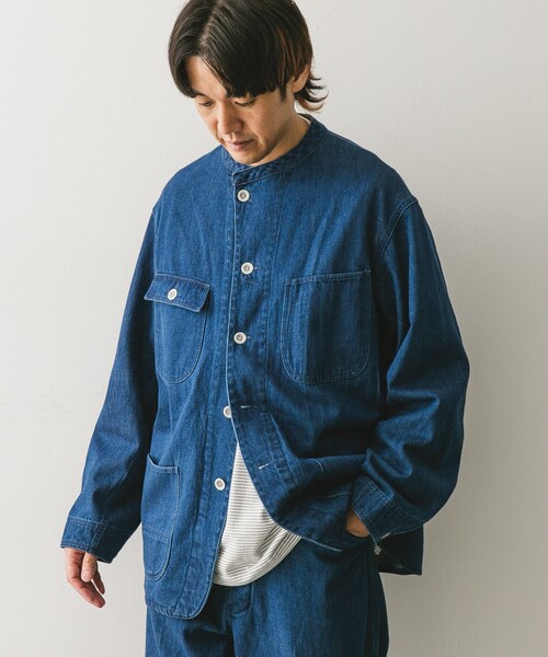 URBAN RESEARCH DOORS（アーバンリサーチドアーズ）の「Denim Chore Jacket（デニムジャケット・メンズ・INDIGO/ONE WASH・M/L/XL）」の21枚目の写真