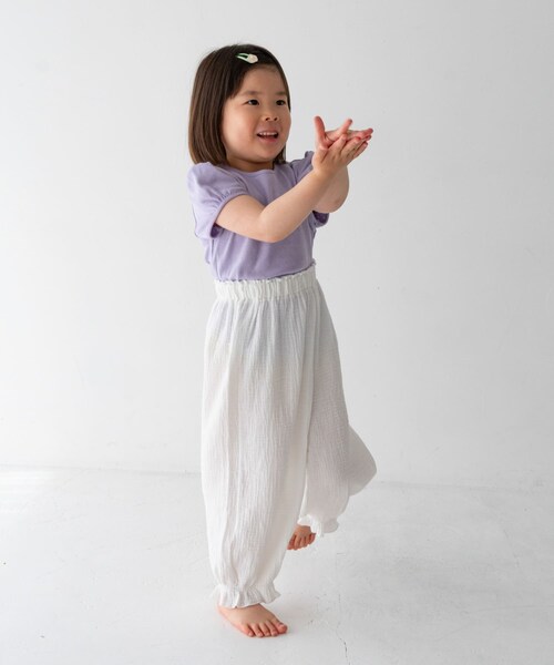 URBAN RESEARCH DOORS(アーバンリサーチドアーズ)の「Pippi+Lotta Aladdin crepe pants(KIDS)(その他トップス・キッズ・Lilac/White/Mint・M/L/XL/XXL)」の7枚目の写真