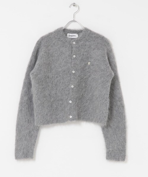 URBAN RESEARCH DOORS(アーバンリサーチドアーズ)の「GYMPHLEX CREW NECK SHORT CARDIGAN(カーディガン/ボレロ・レディース・TOP GREY/MUSTARD/RED/DK NAVY・14)」の5枚目の写真