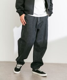 デニムバレルパンツ