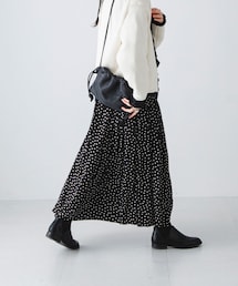 かぐれ | ドットギャザースカート(スカート)