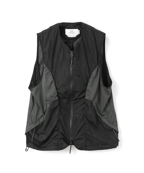 URBAN RESEARCH（アーバンリサーチ）の「ドットプリントスポーツテーラーベスト∴（ベスト・メンズ・KHAKI/BLACK・M/L）」の2枚目の写真