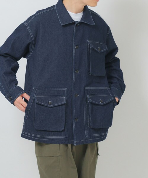 ITEMS URBANRESEARCH（アイテムズ アーバンリサーチ）の「デニム カバーオール（カバーオール・メンズ・BLK/NVY/BLU・M/L）」の18枚目の写真