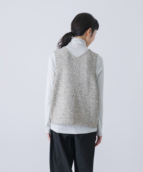 かぐれ　テープヤーンニットベスト　新品未使用 かぐれ｜テープヤーンニットベスト - かぐれ(カグレ) | キナリノモール