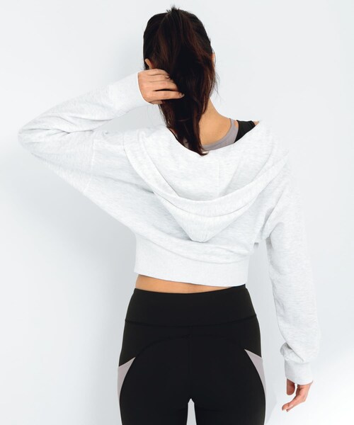 URBAN RESEARCH Sonny Label（アーバンリサーチサニーレーベル）の「SLAB　Short Zip Parka（パーカー・レディース・オフ/オートミール/杢グレー・FREE）」の17枚目の写真