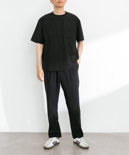 URBAN RESEARCH Sonny Label（アーバンリサーチサニーレーベル）の「『接触冷感/吸水速乾/UVカット』Breeze Fit イージーパンツ（その他パンツ・メンズ・チャコール/ブラック/グレージュ・M/L）」の8枚目の写真