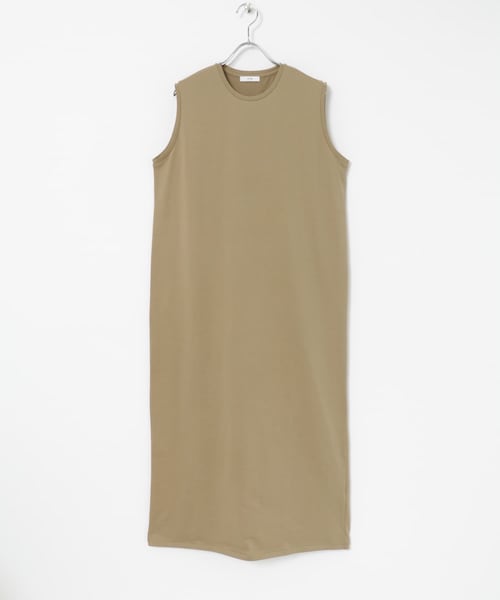 URBAN RESEARCH（アーバンリサーチ）の「ATON　SUVIN 60/2 TANK TOP DRESS（ワンピース・レディース・CAMEL034/BLACK005・2）」の2枚目の写真