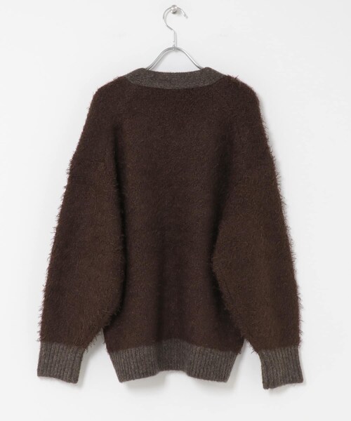 ITEMS URBANRESEARCH（アイテムズ アーバンリサーチ）の「シャギービッグカーディガン（カーディガン/ボレロ・レディース・BEG/L.GRY/BRN・Free）」の14枚目の写真