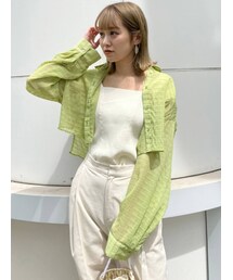 MURUA | マジョリカプリーツショートシャツ(シャツ/ブラウス)