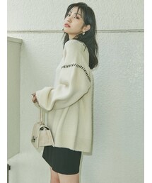 EMODA | ステッチルーズニット(ニット/セーター)