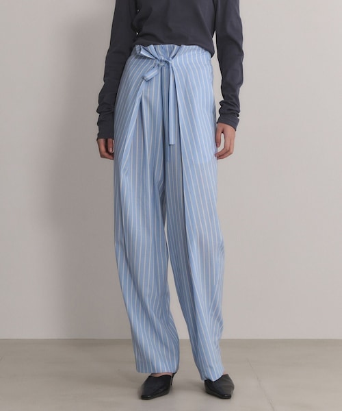 ADAM ET ROPE'（アダムエロペ）の「【EMOELLE】サマーウールイージースラックス（スラックス・レディース・ブルー系・36/38）」の21枚目の写真