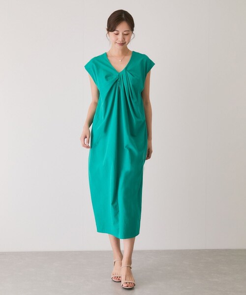 Jayro（ジャイロ）の「フロントデザインワンピース（ワンピース・レディース・ブラック/グリーン/ピンク/イエロー・F）」の2枚目の写真