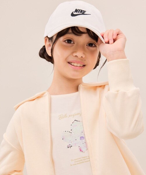 ROPE' PICNIC(ロペピクニック)の「【KIDS/キッズ】【NIKE/ナイキ】アンストラクチャード フューチュラ ウォッシュ キャップ(キャップ・キッズ・ブラック/ホワイト・F)」の20枚目の写真