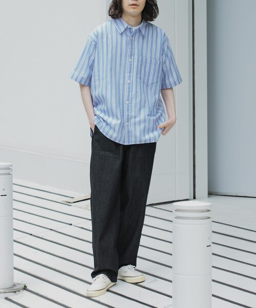 URBAN RESEARCH Sonny Label（アーバンリサーチサニーレーベル）の「接触冷感デニムイージーパンツ（デニムパンツ・メンズ・ブラック/インディゴ/ライトインディゴ・M/L）」の11枚目の写真