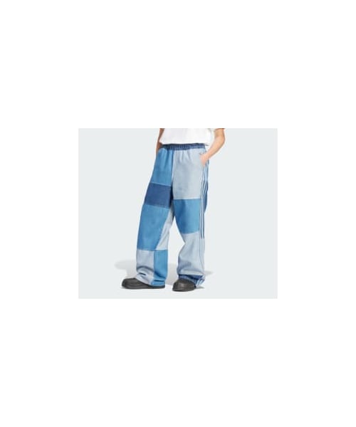 adidas パッチワークデニムパンツ adidas（アディダス）の「KSENIASCHNAIDER パッチワークジーンズ