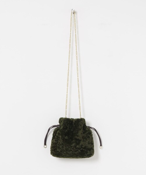 URBAN RESEARCH(アーバンリサーチ)の「ANABEL PURSE shoulder(ショルダーバッグ・レディース・SILVER/WHITE/D.KHAKI・-)」の7枚目の写真