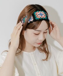 SMELLY | クロシェフラワーヘアバンド(ヘアバンド)
