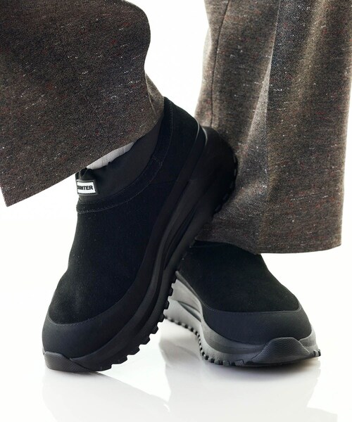 ADAM ET ROPE'（アダムエロペ）の「【HUNTER for ADAM ET ROPE'】別注 TRAVEL FLOW SUEDE TRAINER（スニーカー・レディース・ブラック/クリーム・23/24/25/26/27/28）」の10枚目の写真