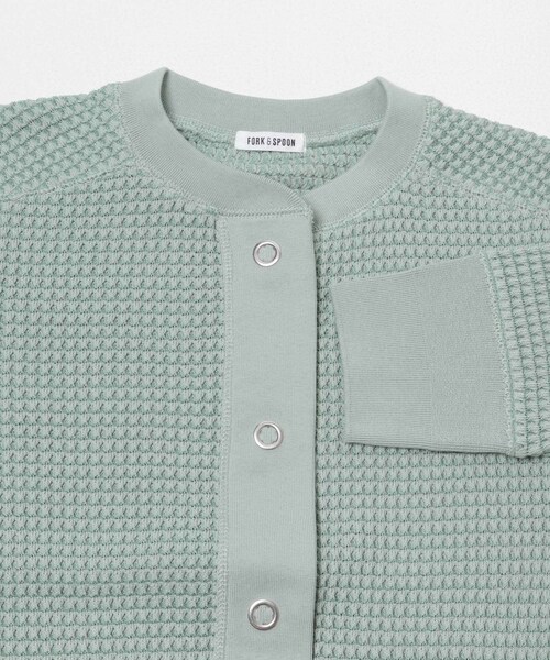 URBAN RESEARCH DOORS(アーバンリサーチドアーズ)の「FORK&SPOON ワッフルカーディガン(カーディガン/ボレロ・レディース・NAVY/BEIGE/MINT・1)」の22枚目の写真