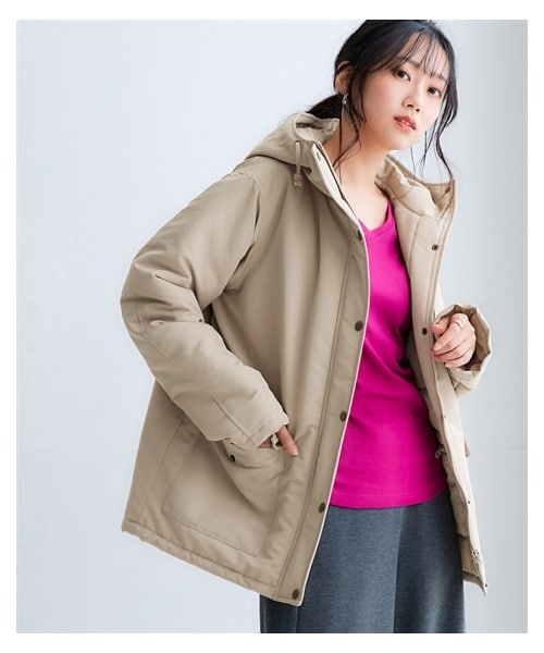 nissen（ニッセン）の「多ポケット中わたマウンテンパーカー