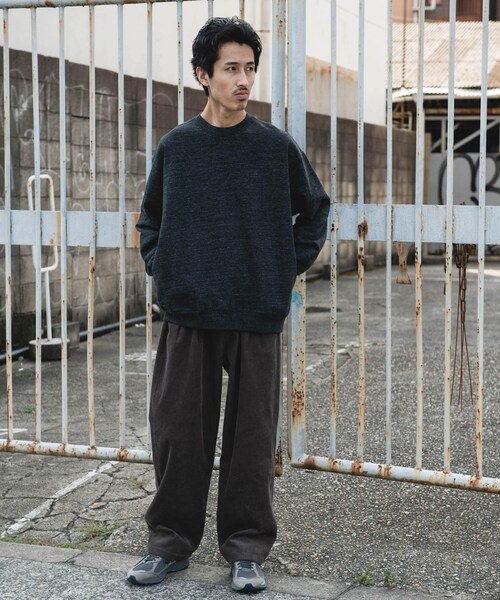 URBAN RESEARCH DOORS（アーバンリサーチドアーズ）の「『別注』Snow Peak Apparel×DOORS　RecycledCottonSweat（スウェット・メンズ・GRAY/BLACK/BROWN・M/L/XL）」の22枚目の写真