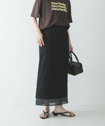 URBAN RESEARCH（アーバンリサーチ）の「シアーメッシュストレートスカート（スカート・レディース）」