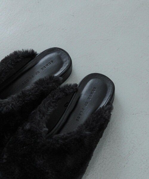 SENSE OF PLACE by URBAN RESEARCH（センスオブプレイスバイアーバンリサーチ）の「ポインテッドファーミュール（その他シューズ・レディース・BLACK/CAMEL・S/M/L）」の8枚目の写真