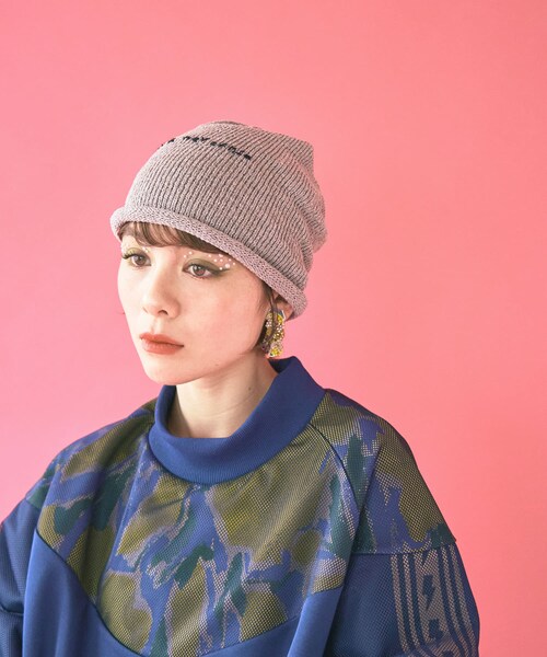 THE GOODLAND MARKET（ザグッドランドマーケット）の「master key　YSL（ニットキャップ/ビーニー・メンズ・GRY/GRN/BLK・FREE）」の4枚目の写真