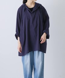 かぐれ | シアーフーディチュニック(シャツ/ブラウス)