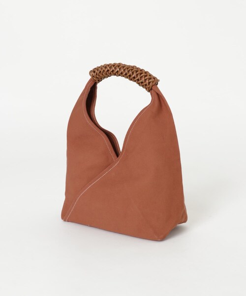 URBAN RESEARCH（アーバンリサーチ）の「KAMARO’AN　WovenTriangle Bag36（ハンドバッグ・レディース・Ochre-Red・one）」の4枚目の写真