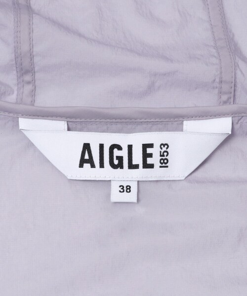 THE GOODLAND MARKET（ザグッドランドマーケット）の「AIGLE　超軽量 撥水 UVカット フーディショートジャケット（テーラードジャケット・レディース・LAIT/LILAS・36/38）」の20枚目の写真