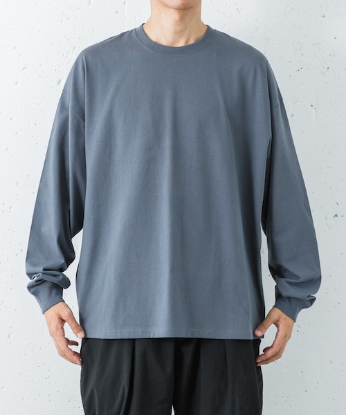 トップス wide dad Dad LONG-SLEEVE T-SHIRTS D.NVY トップス wide dad Dad LONG-SLEEVE T-SHIRTS D.NVY mens-navy