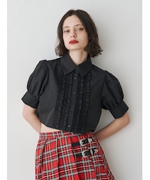 jouetie | クロップドフリルブラウス(シャツ/ブラウス)