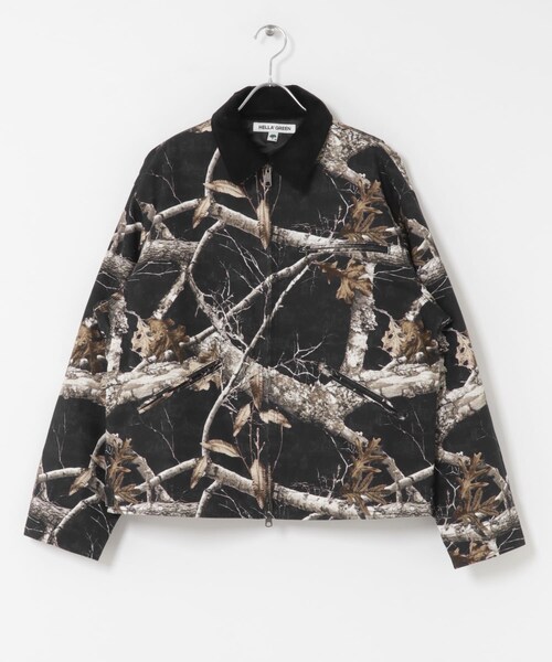 URBAN RESEARCH（アーバンリサーチ）の「HELLA GREEN　Cheese Camo Jacket（ブルゾン・メンズ・WHITE/BLACK・L/XL）」の16枚目の写真