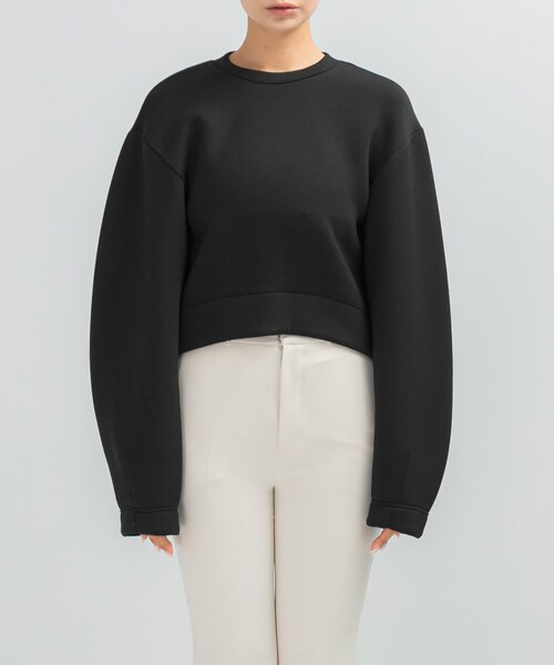 URBAN RESEARCH ROSSO（アーバンリサーチロッソ）の「ELENDEEK　TUCK HEM CROPPED CS（Tシャツ/カットソー・レディース・O.WHT/BLK/GRY・FREE）」の10枚目の写真