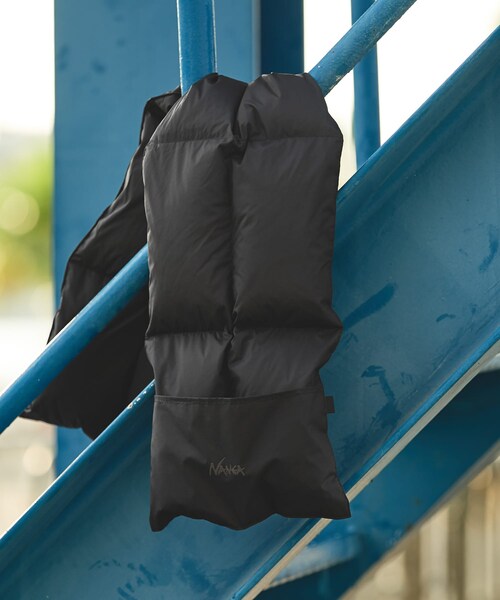 URBAN RESEARCH DOORS（アーバンリサーチドアーズ）の「『別注』NANGA×DOORS　DOWN MUFFLER（マフラー・メンズ・Dark Brown/Ivory/Silverblue/Mocha/New Black/Black・-）」の16枚目の写真